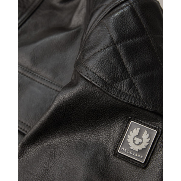 Belstaff Brooklands Leather Jacket - Antique Black