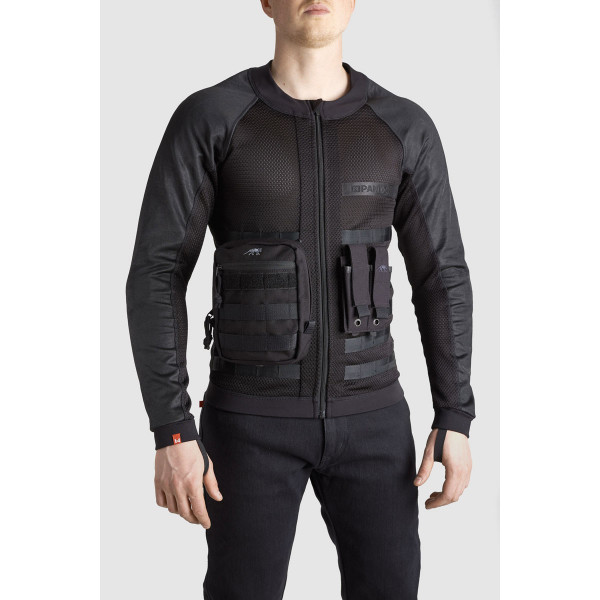 Pando Moto Commando UH Black Mesh Riding Shirt